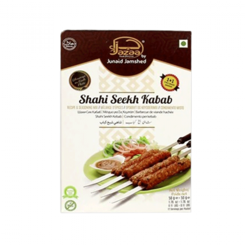 JAZAA SHAHI SEEKH KABAB MASALA 50GM