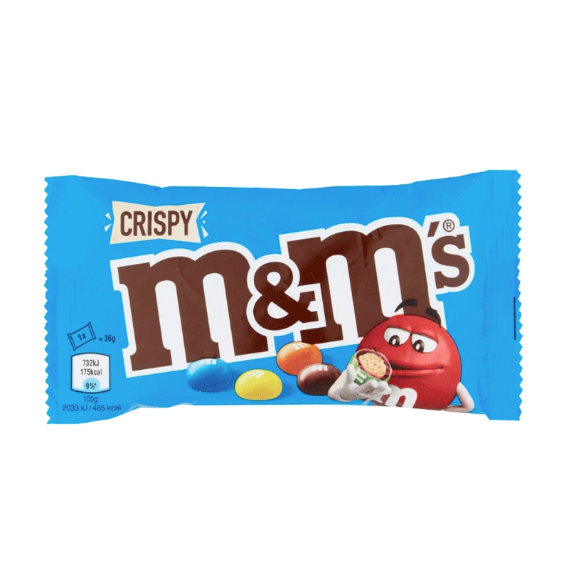 M&M CRISPY CHOCOLATE 45GM