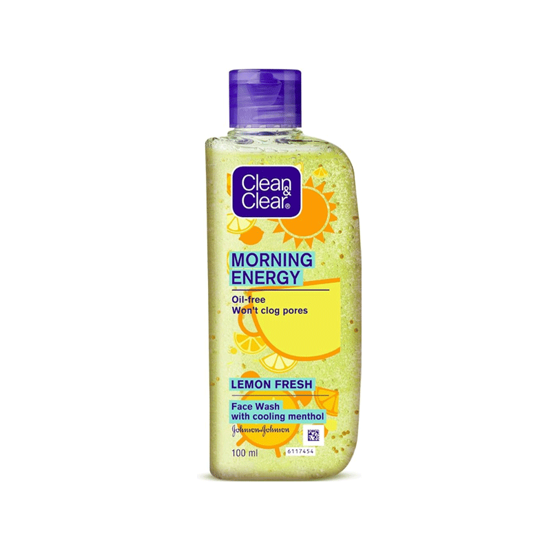 CLEAN & CLEAR FACE WASH MORNING ENERGY LEMON 100ML