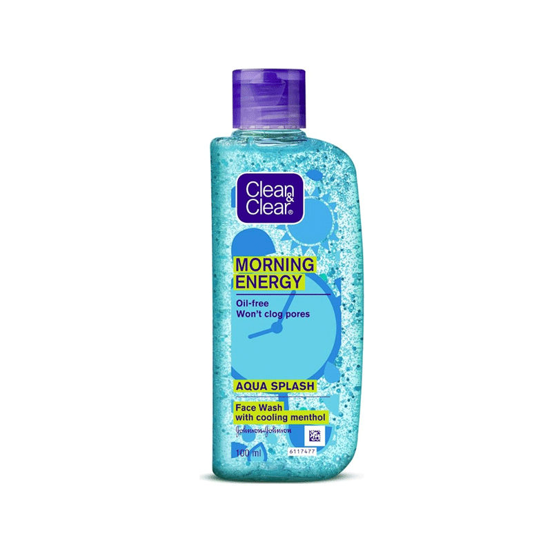 CLEAN & CLEAR FACE WASH MORNING ENERGY AQUA SPLASH 100ML