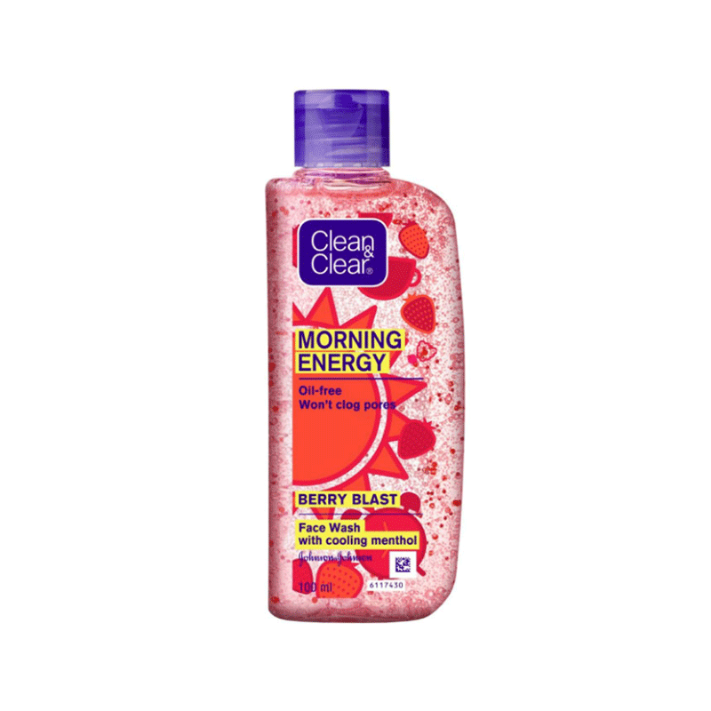 CLEAN & CLEAR FACE WASH MORNING ENERGY BERRY BLAST 100ML