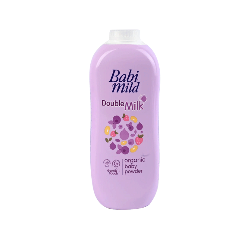 BABI MILD ORGANIK BABY POWDER DOUBLE MILK 160GM