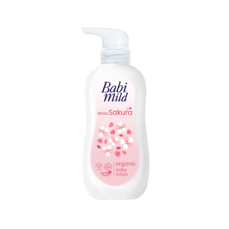 BABI MILD ORGANIC BABY LOTION WHITE SAKURA 350ML