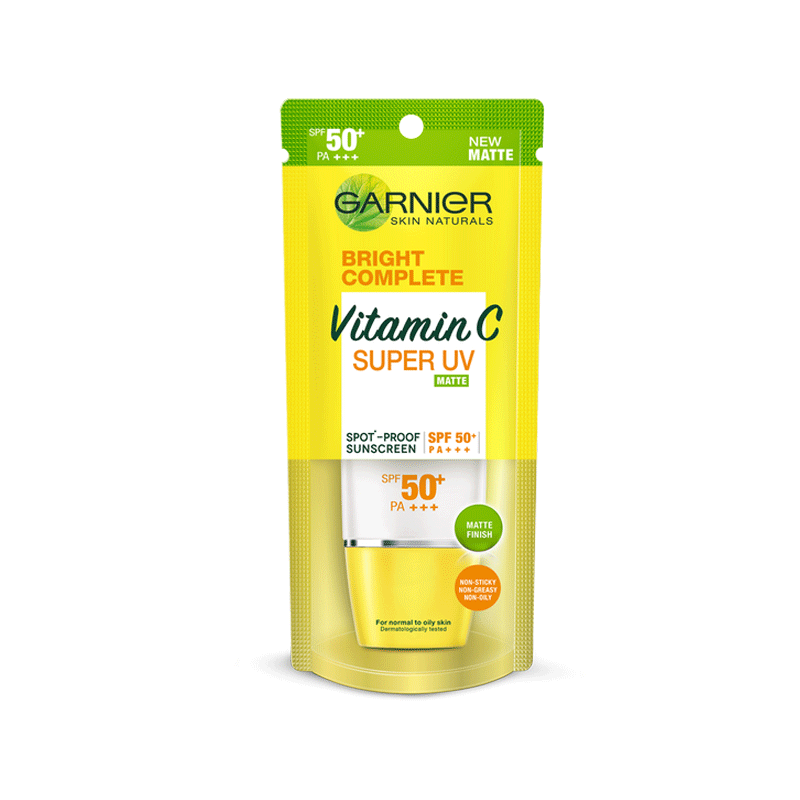GARNIER BRIGHT COMPLETE VITAMIN SUPER UV SPF 50+ SUNBLOCK 30ML