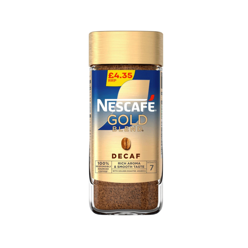 NESCAFE COFFEE GOLD BLEND DECAF 95GM IMP