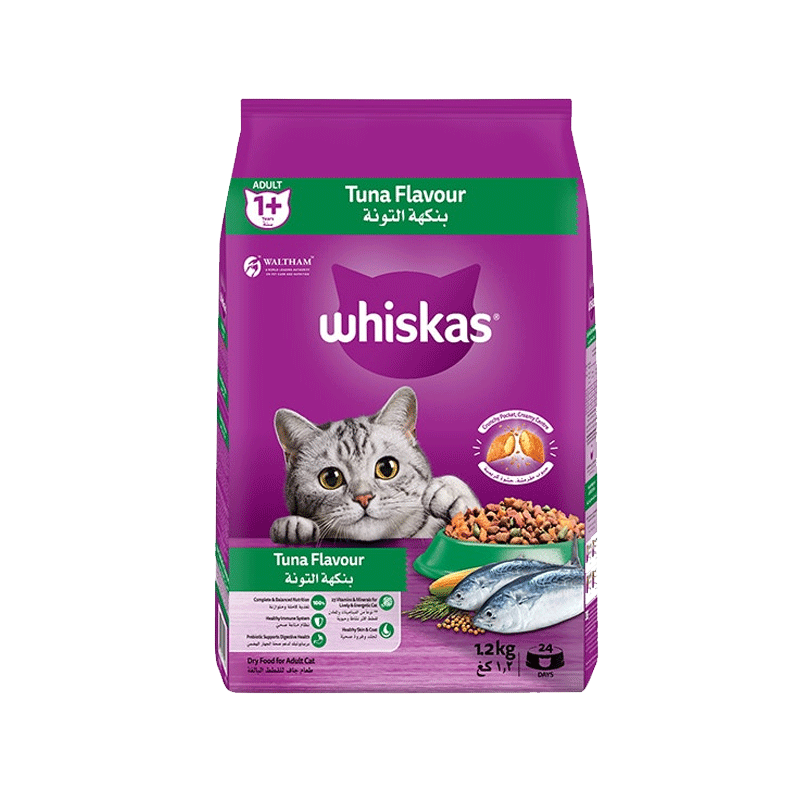 WHISKAS CAT FOOD TUNA FLAVOR 1.2KG