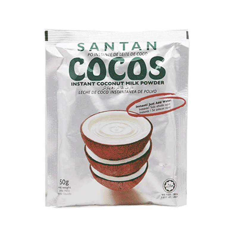 SANTAN COCOS INSTANT COCONUT MILK POWDER 50GM