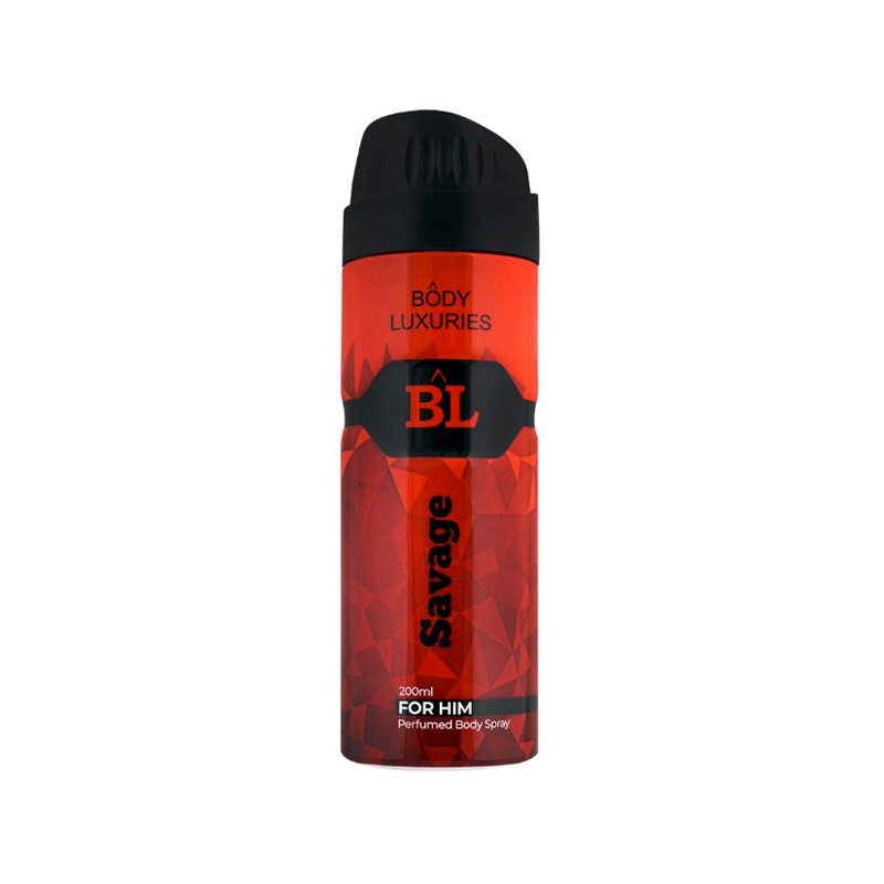 BODY LUXURIES BODY SPRAY SAVAGE 200ML