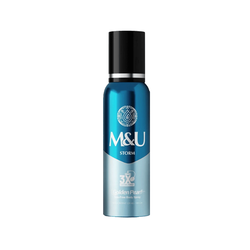 GOLDEN PEARL M&U BODY SPRAY STORM 120ML