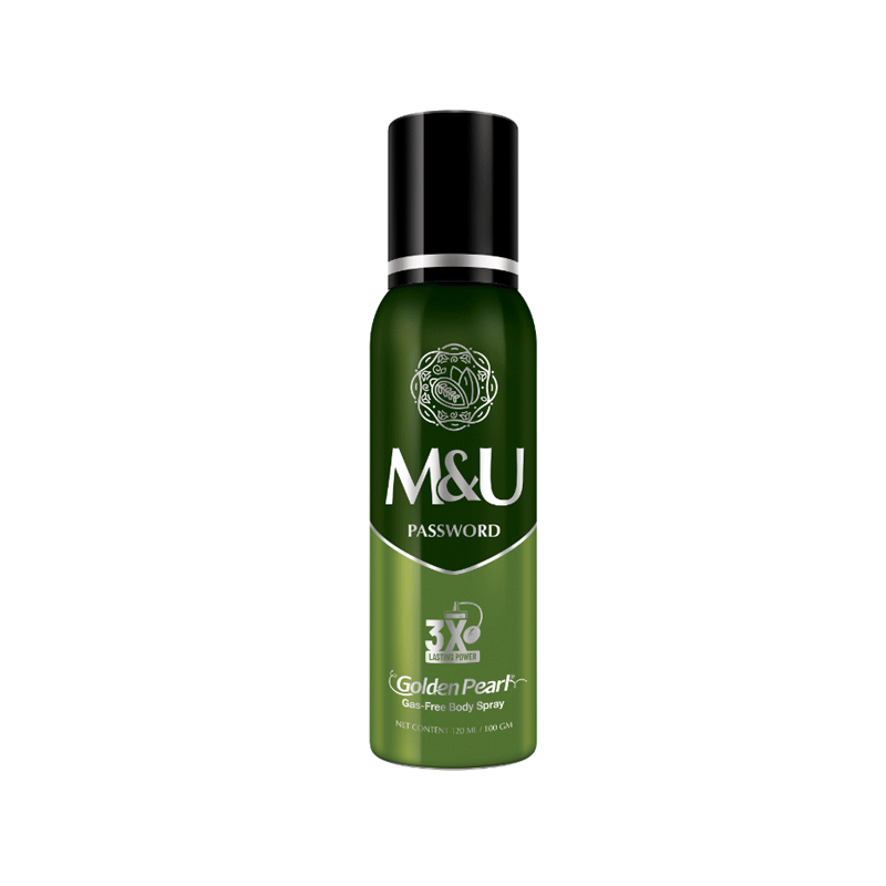 GOLDEN PEARL M&U BODY SPRAY PASSWORD 120ML