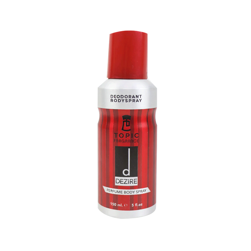 TOPIC BODY SPRAY DEZIRE RED 150ML