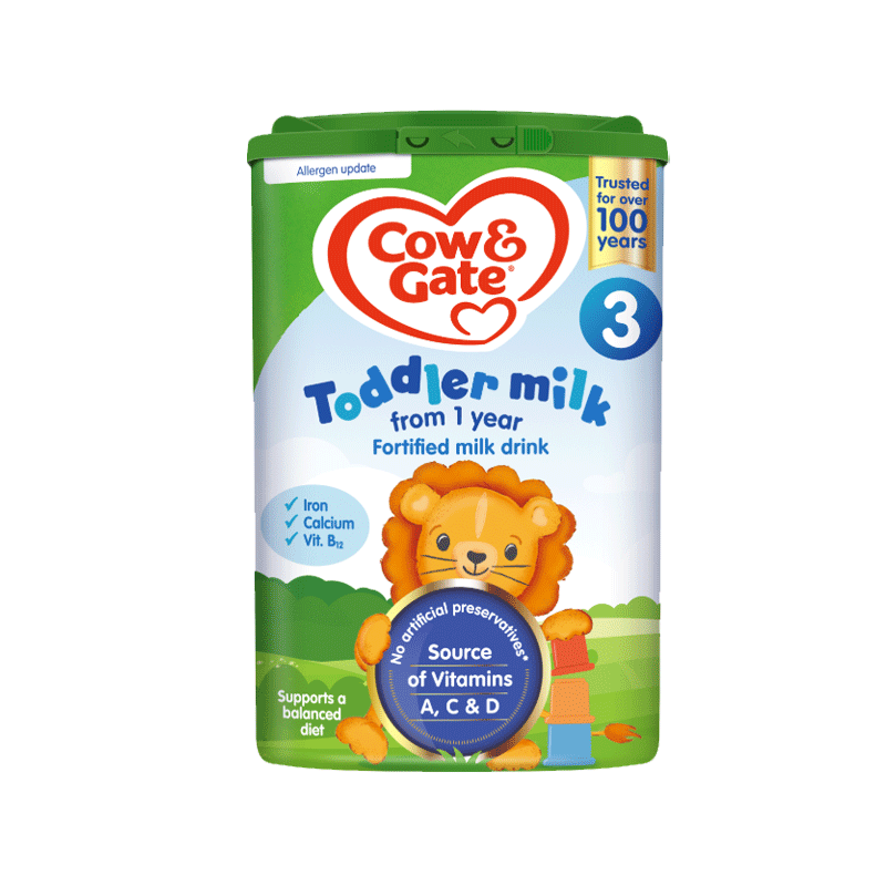 COW & GATE 3 TODDLER MILK FROM 1 YEAR 900GM