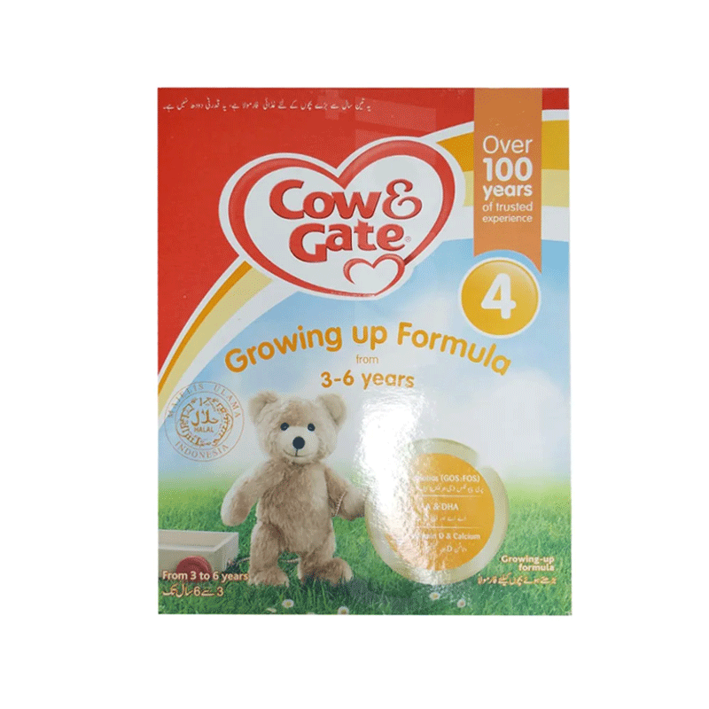 COW & GATE 4 GROWING UP FORMULA MILK 3-6 YEARS 400GM SOFT PACK