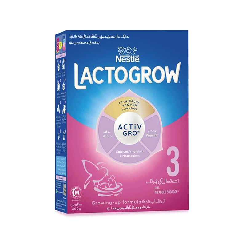 NESTLE LACTOGROW 3 400GM
