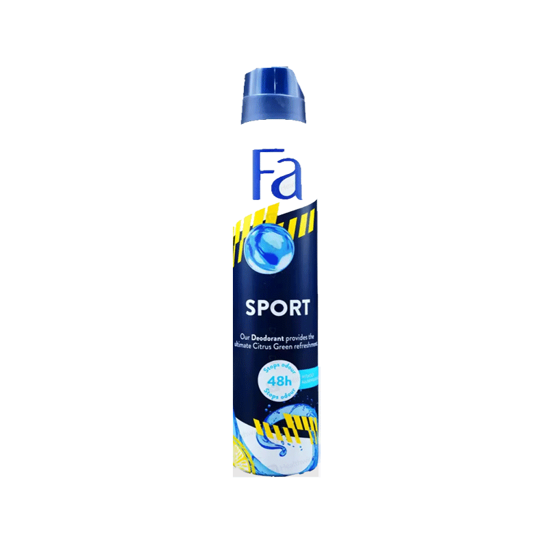 FA BODY SPRAY SPORTS CITRUS GREEN REFRESHMENT 200ML