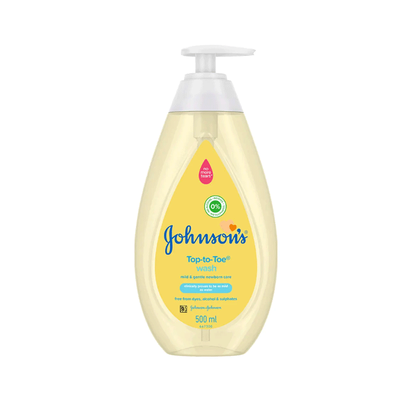 JOHNSONS TOP TO TOE SHAMPOO 500ML
