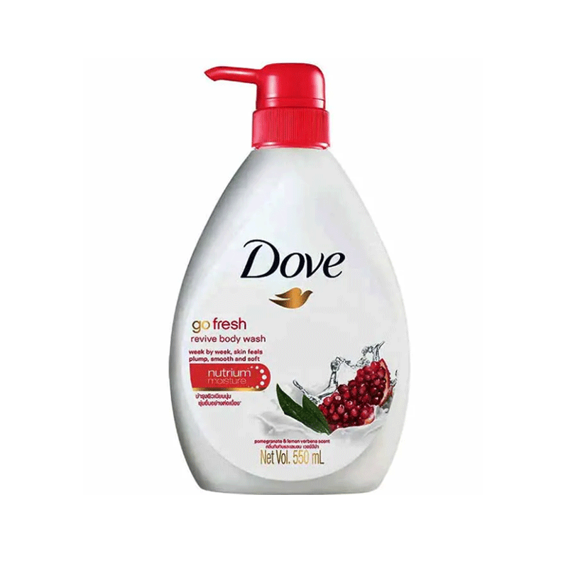 DOVE BODY WASH GO FRESH 550ML