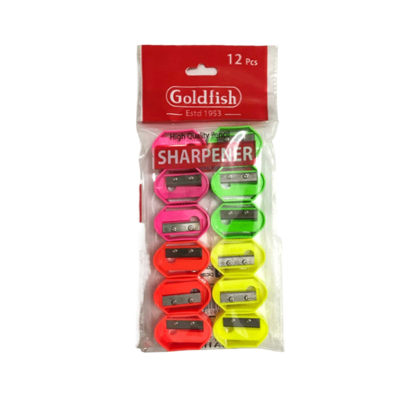 GOLDFISH SHARPENER 12PCS