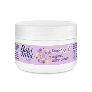 BABI MILD BABY CREAM ORGANIC DOUBLE MILK 50GM
