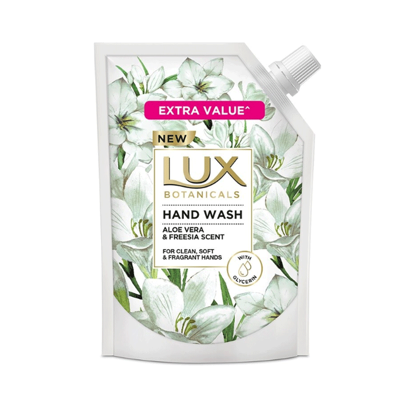 LUX HAND WASH ALOE VERA SCENT 450ML POUCH