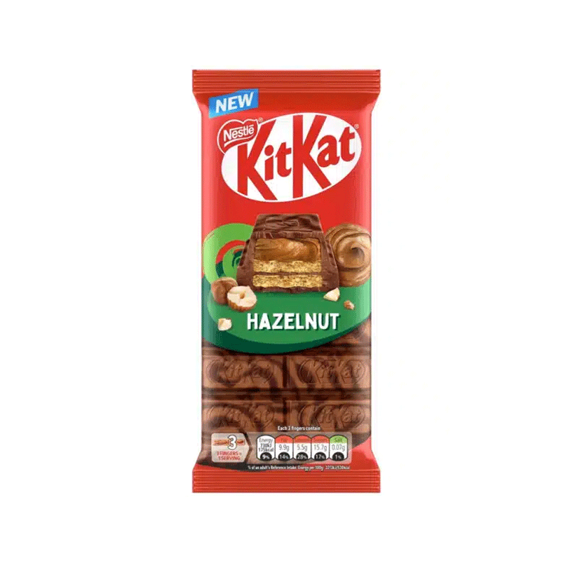 NESTLE KITKAT HAZELNUT CHOCOLATE 99GM