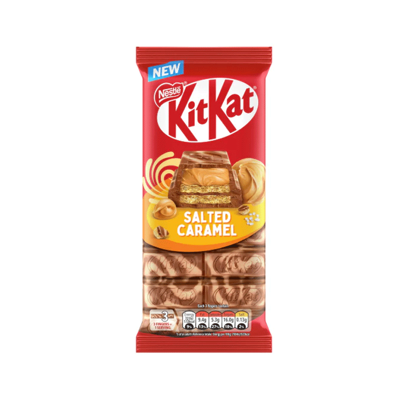 NESTLE KITKAT SALTED CARAMEL CHOCOLATE 99GM
