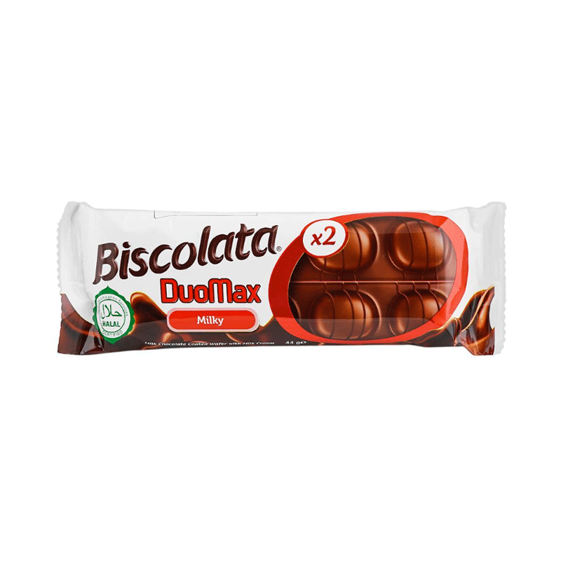 BISCOLATA DUO MAX MILKY CHOCOLATE 44GM