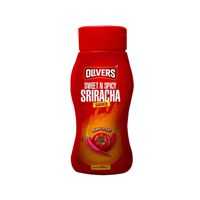 OLIVERS SWEET N SPIICY SRIRACHA SAUCE 400GM