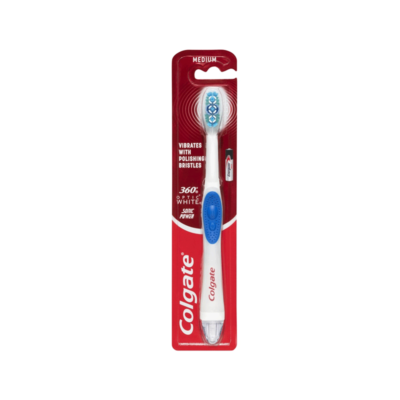 COLGATE 360 OPTIC WHITE ELECTRIC BRUSH MEDIUM