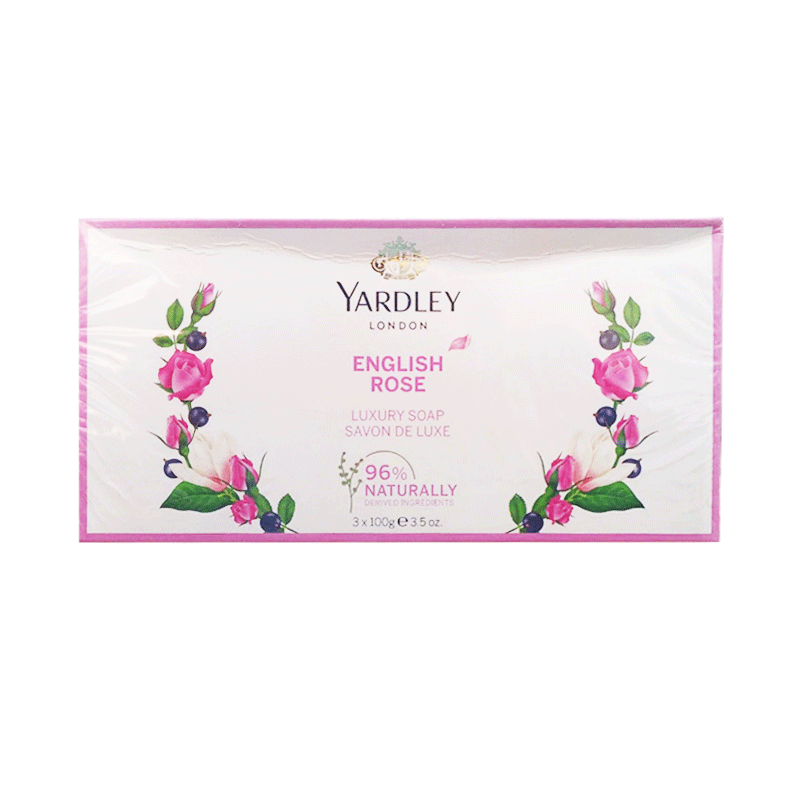 YARDLEY SOAP ENGLISH ROSE 3X100GM