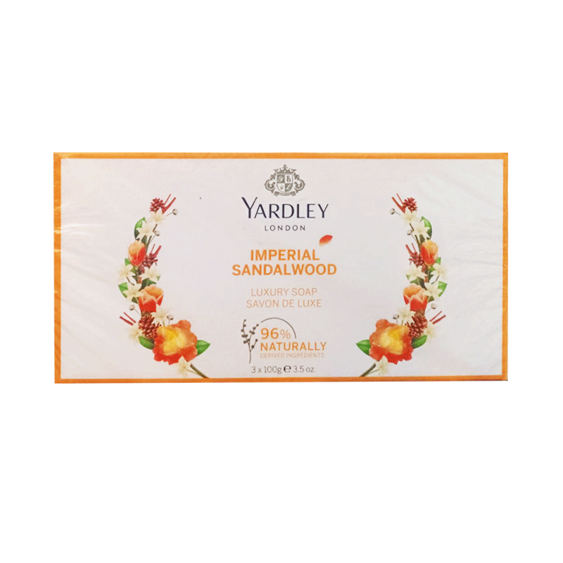 YARDLEY SOAP SANDALWOOD 3X100GM