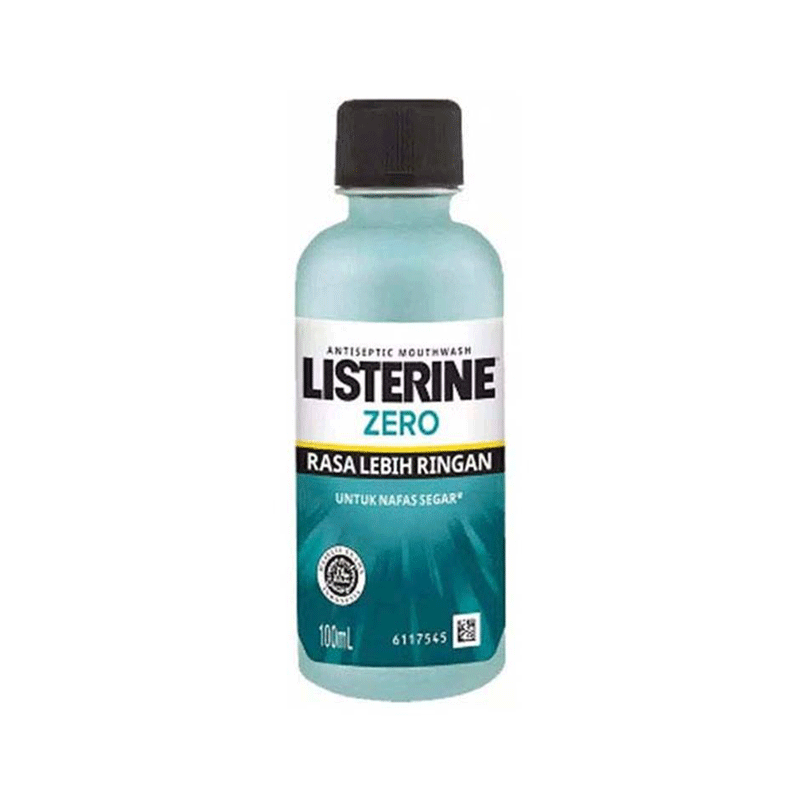 LISTERINE MOUTH WASH RASA LEBIH 100ML