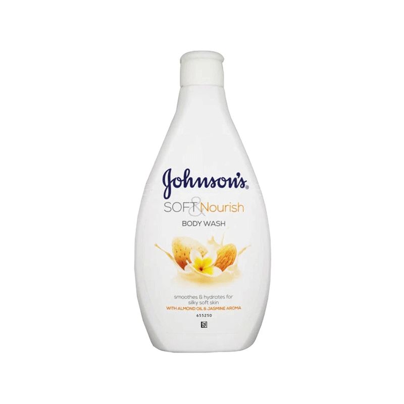 JOHNSONS BODY WASH ALMOND & JASMINE 400ML