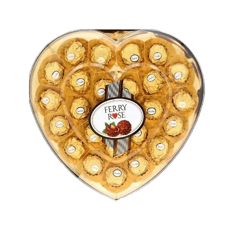 FERRY ROSE CHOCOLATE T-24 HEART