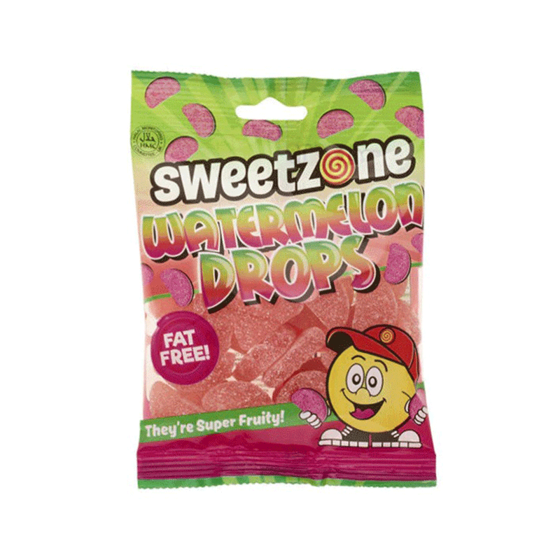 SWEET ZONE JELLY WATERMELON DROPS 90GM