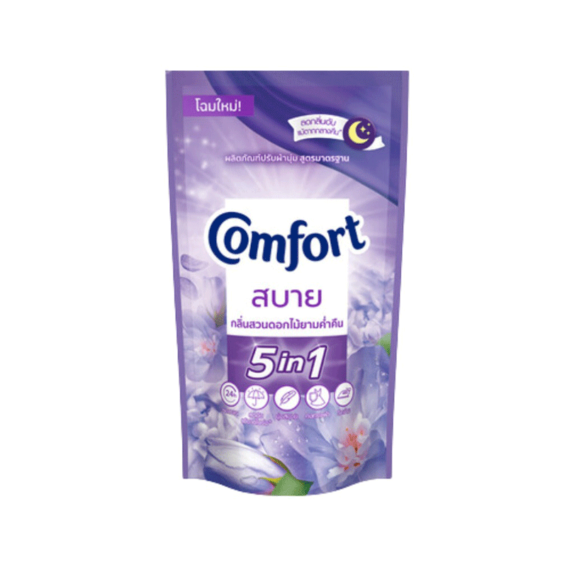 COMFORT FABRIC CONDITIONER 5IN1 FLOWER GARDEN 500ML POUCH