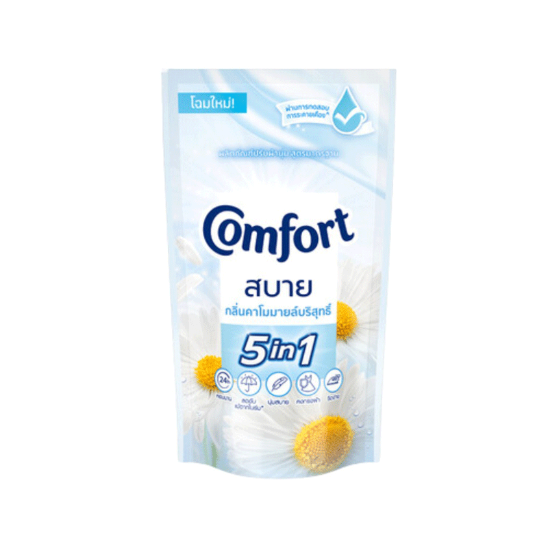 COMFORT FABRIC CONDITIONER 5IN1 CHAMOMILE SCENT 500ML POUCH