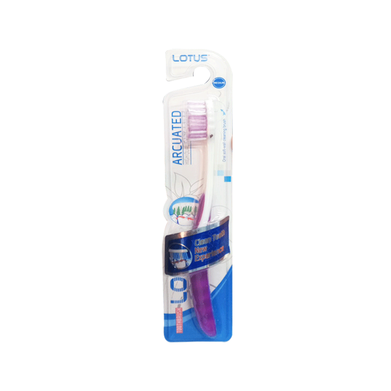 LOTUS TOOTH BRUSH ARCUATED MEDIUM NO L-386