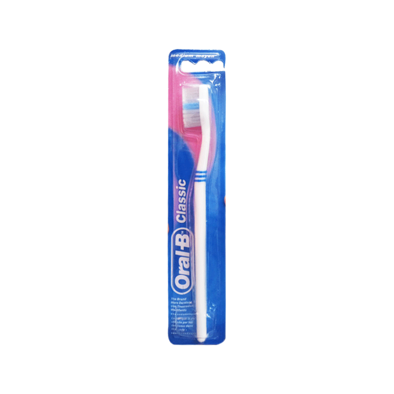 ORAL B TOOTH BRUSH CLASSIC MEDIUM