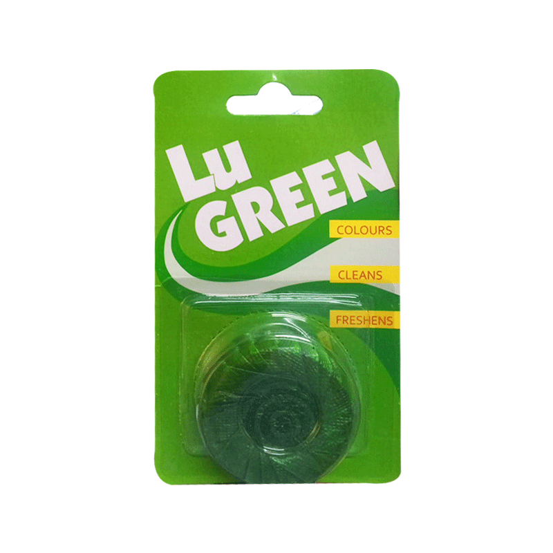 LU GREEN TOILET FRESHNER BLOCKS 1`S