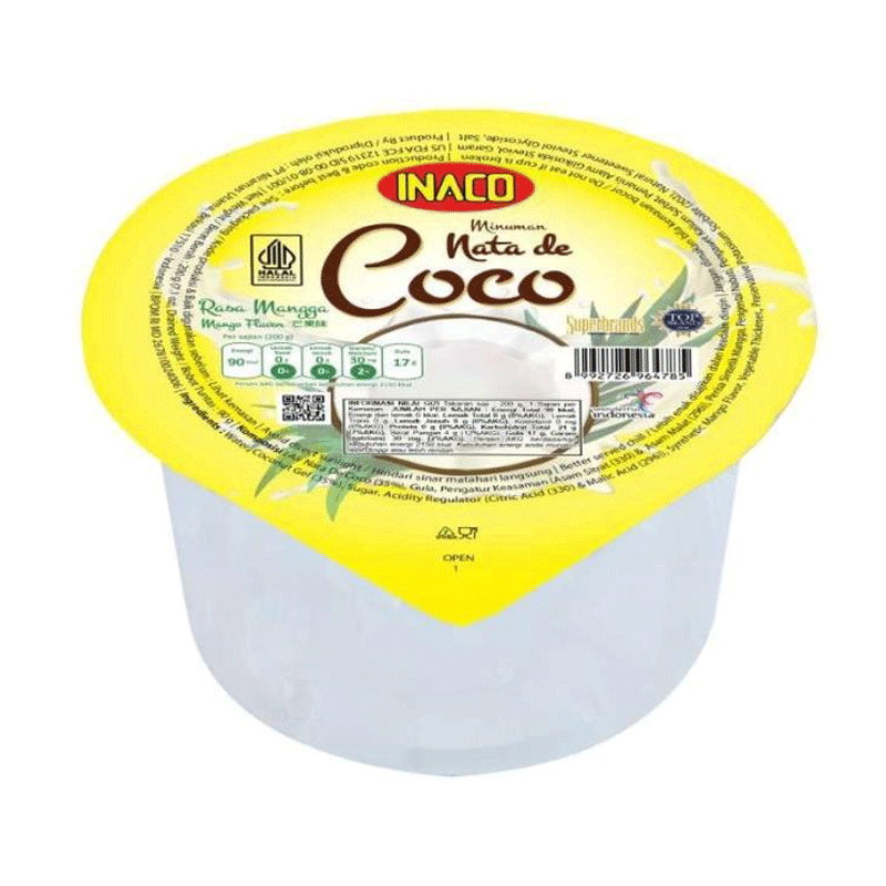 INACO NATA DE COCO MANGO 200GM