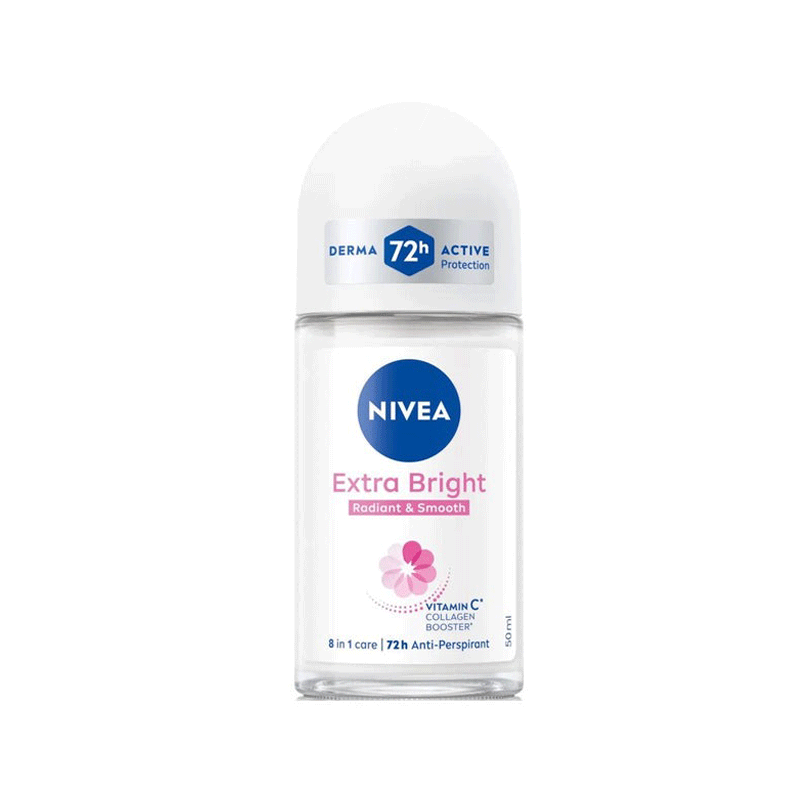 NIVEA ROLL ON EXTRA RADIANT & SMOOTH 50ML