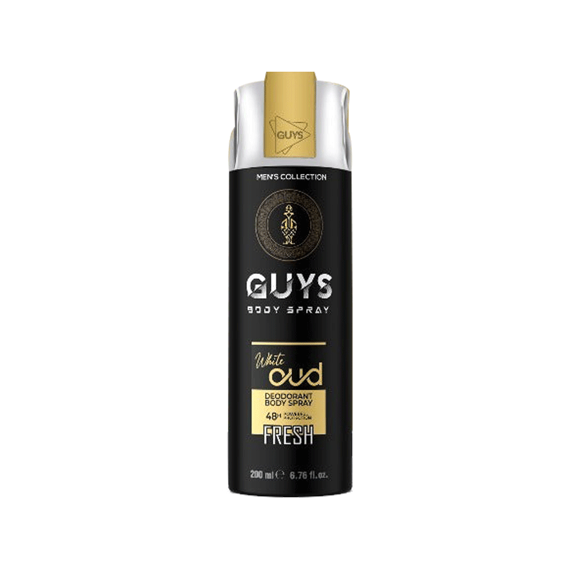 GUYS BODY SPRAY WHITE OUD FRESH 200ML