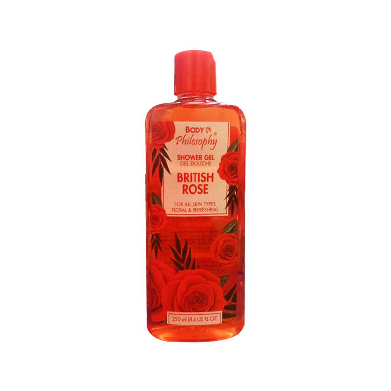 BODY PHILOSPHY SHOWER GEL BRITISH ROSE 250ML