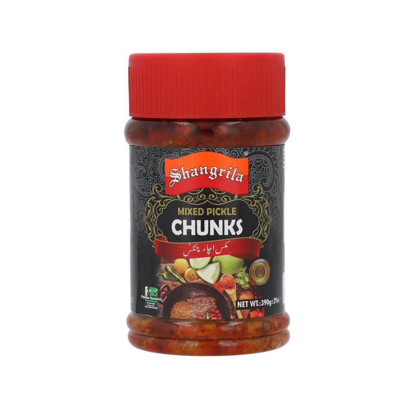 SHANGRILA MIXED PICKLE CHUNKS 390GM JAR