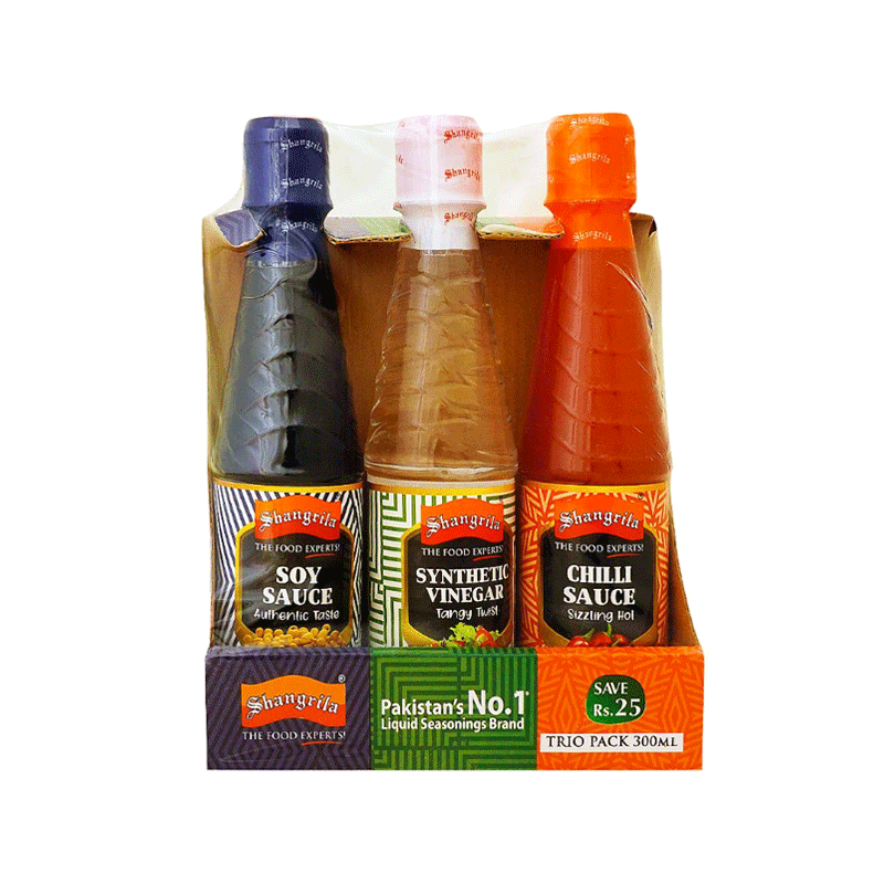 SHANGRILA TRIO PACK SAUCES 300ML