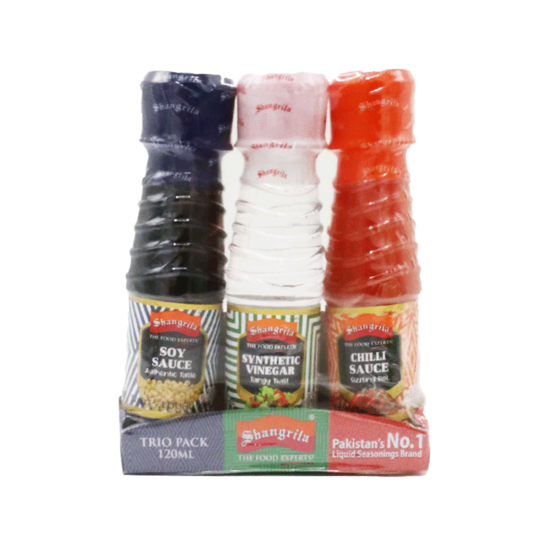 SHANGRILA TRIO PACK SAUCES 120ML