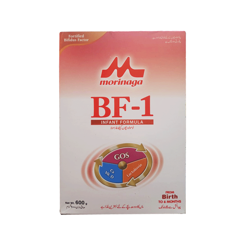 MORINAGA BF-1 INFANT FORMULA 600GM BOX