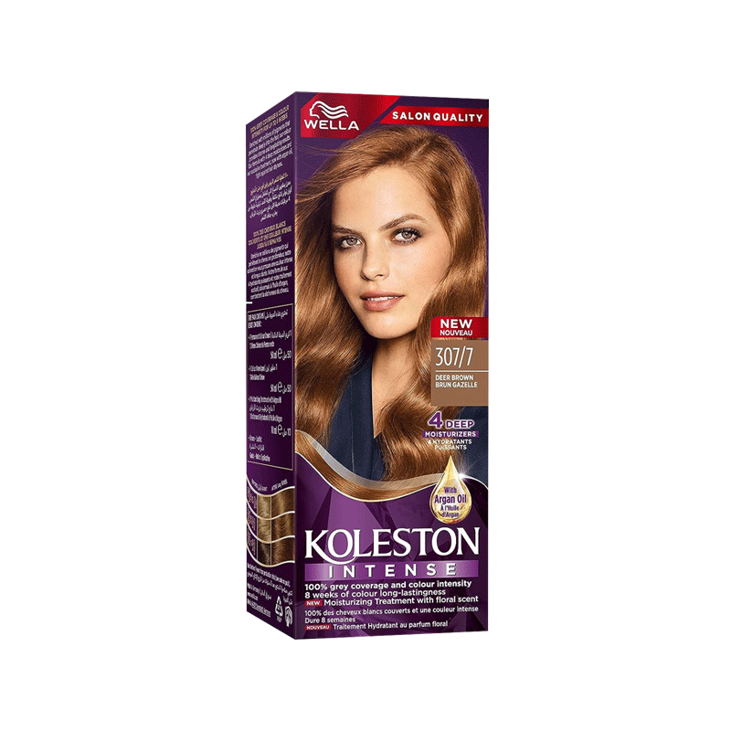 WELLA KOLESTON INTENSE HAIR COLOR CREAM 307/7 DEER BROWN