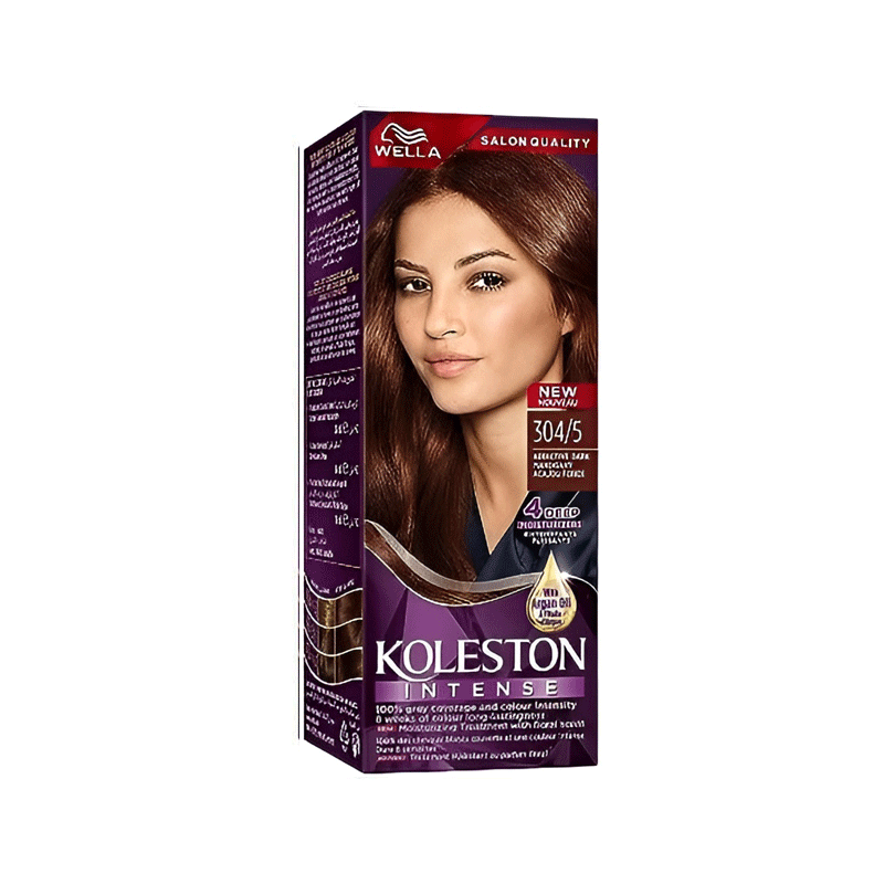 WELLA KOLESTON INTENSE HAIR COLOR CREAM 304/5 DARK MAHAGONY